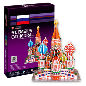 [3D 입체퍼즐, C707H] 상크트바실리 대성당, 러시아 (St. Basil&#039;s Cathedral, Russia)